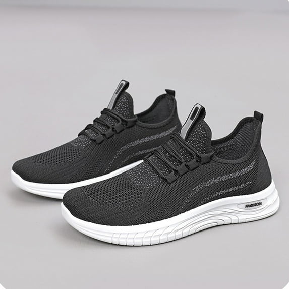 LIJCC Men Ultra Light Tennis Gym Workout Training Shoes Wide Toe Box Shoes Extra Wide Width Sneakers Air Cushion Road Running Shoes Breathable Walking Shoes