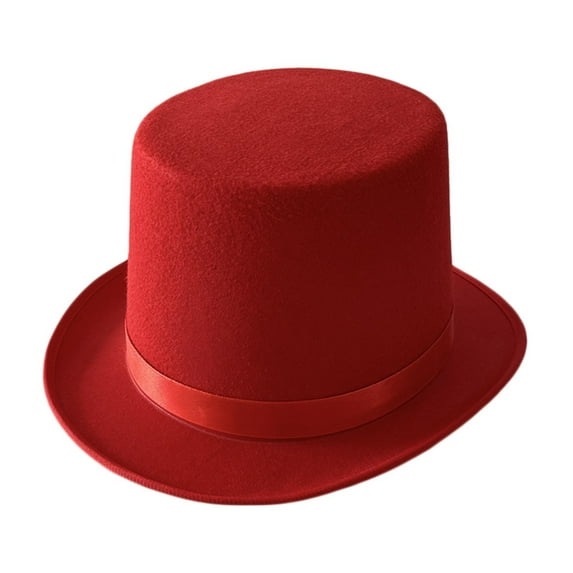 LIJCC Men and Women Funny Party Hats Top Hat for Adults Dress Up Hats Unisex Adult Party Caps Outdoor Party Solid Color Hat