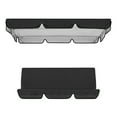 LIJCC Outdoor Patio Swing Canopy Cover,Replacement Outdoor Rain Ceiling