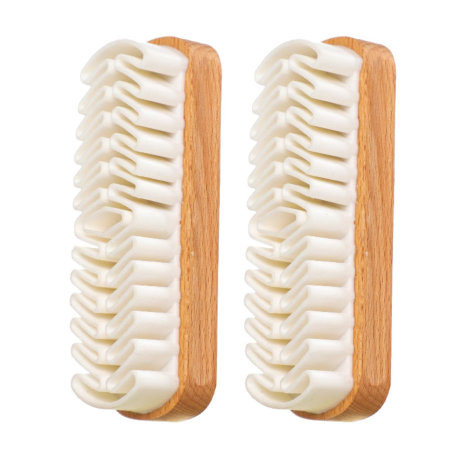 LIJCC Suede Brush for Suede Shoes, Raw Rubber Brush Suede Brush Butterfly Shaped Suede Cleaner