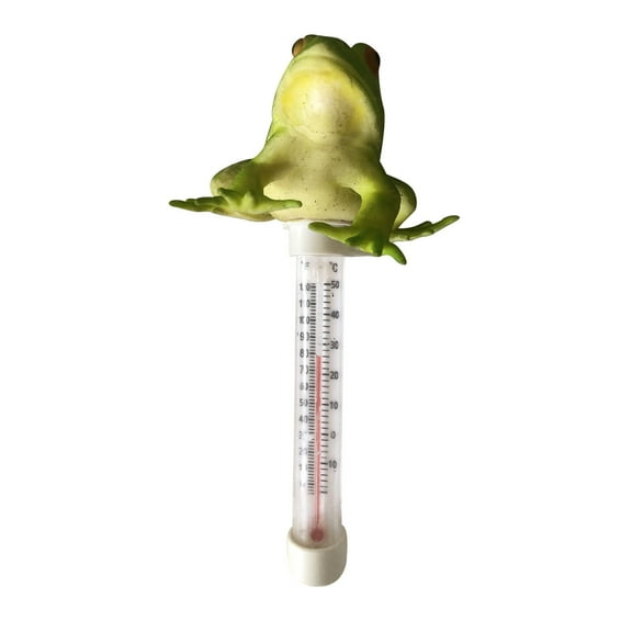 LIJCC Thermometer Frog Floating Pool Baby Pool Suitable for Outdoor and Indoor Swimming Pools 2ML
