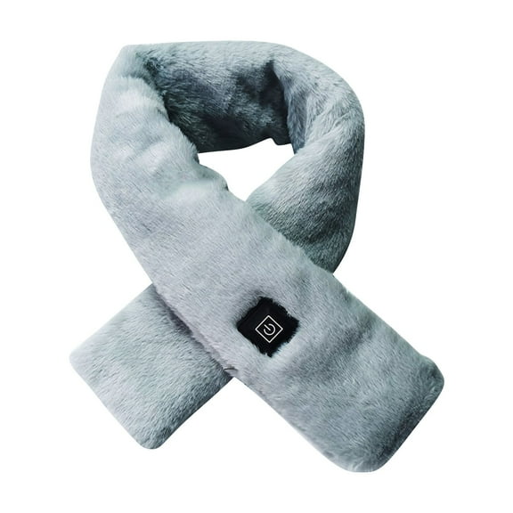 LIJCC Usb Winter Warm Heating Christmas Scarf Cervical Vertebra Charging Scarf Heated Scarf for Men and Women 3 Temp Settings Usb Heating Scarf Cordless Neck Heating Scarf Washable