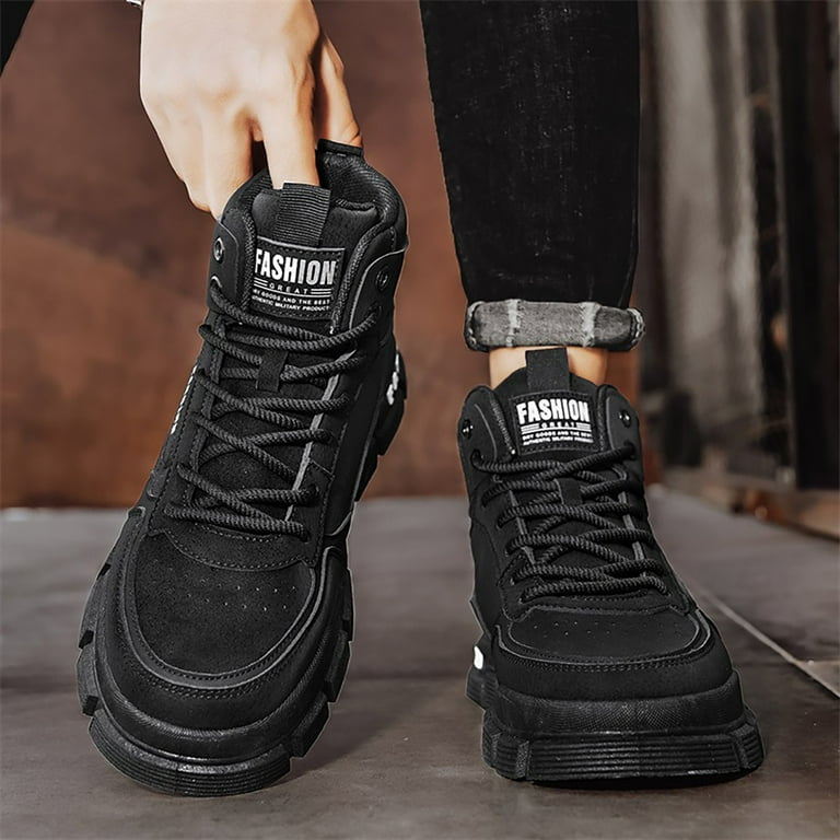 LIJCC Walking Shoes Women Men Steel Toe Boots Wide Standing All