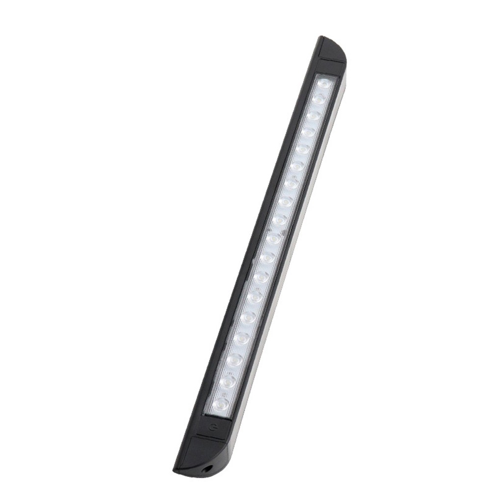 LIKEM 12-28VDC RV LED Waterproof Interior Lamps Light Bar RV Van Camper Exterior Lamp, Black
