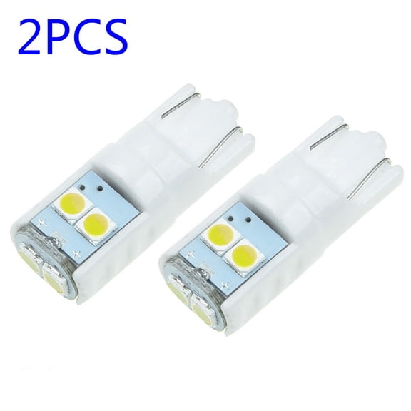 LIKEM 2PCS T10 W5W Super Bright Wedge Parking Steering Side Light Reading Lamp Bulb, White
