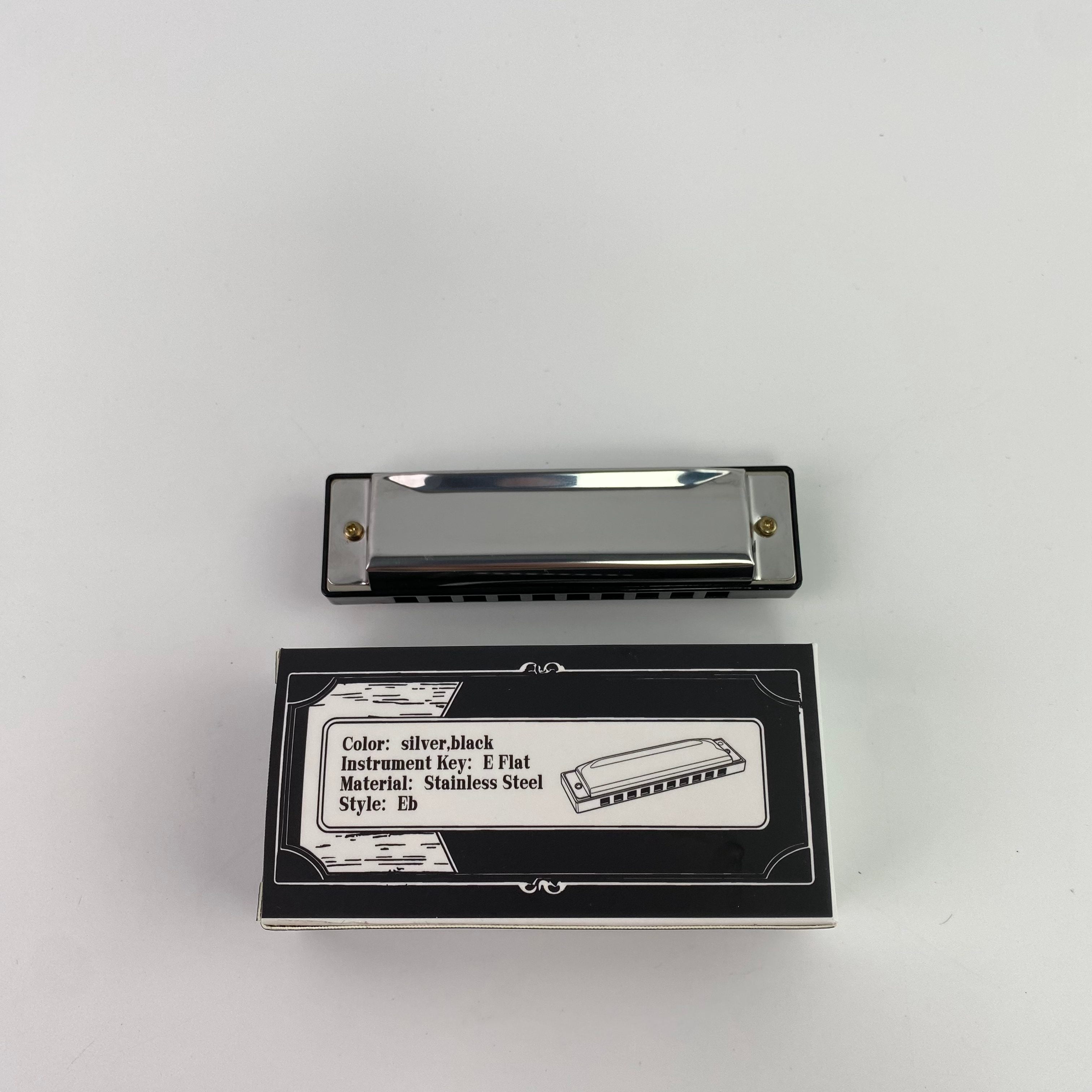 LIKEMIAO Harmonicas,Harmonica Mouth Organ Harp 10 Hole E Flat, Diatonic Harmonica for Beginner, Professional Player, Adult, Friends