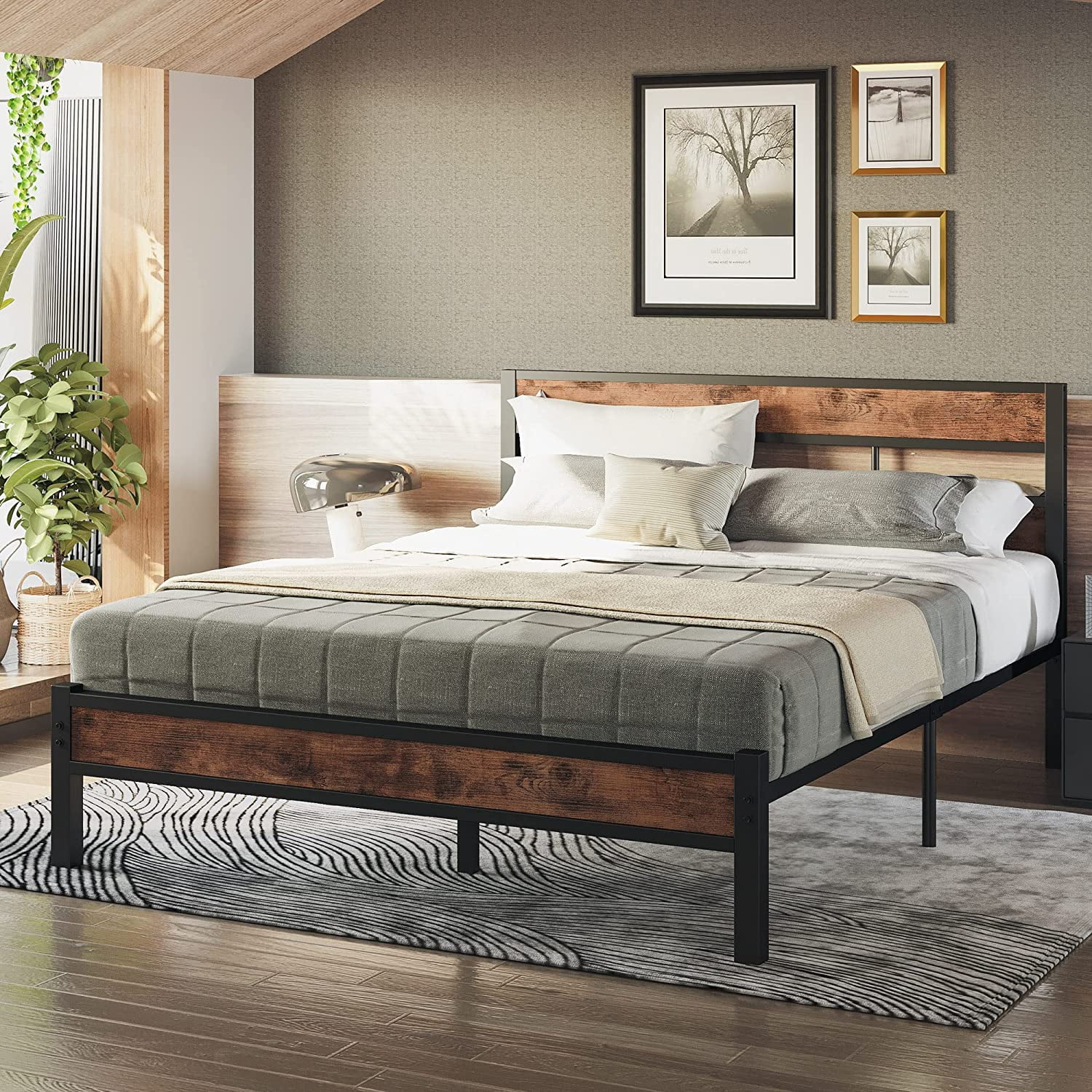 Likimio steel 2024 bed frame