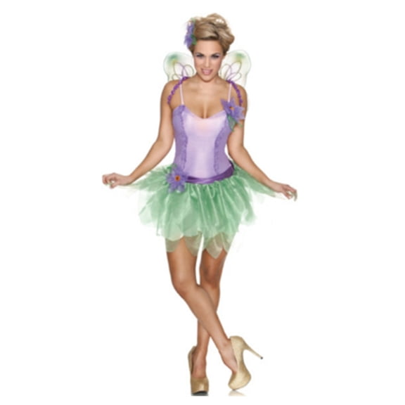 Adult Womens Lilac Fairy Pixie Costume Large XL (10-14)