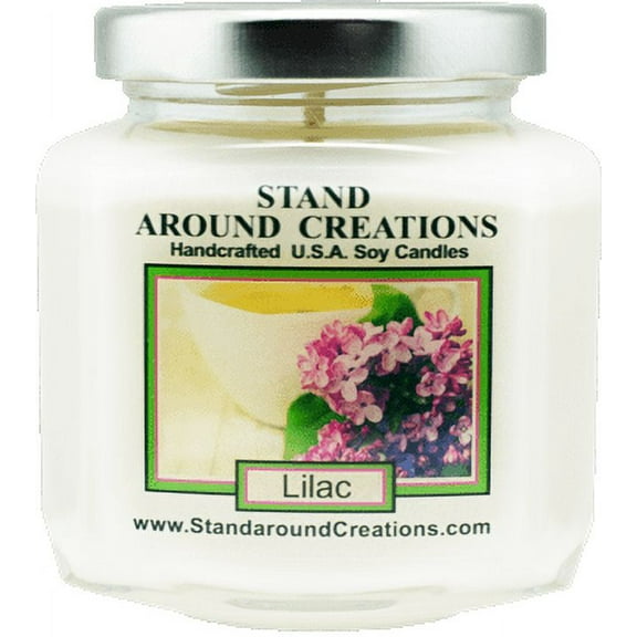 LILAC HEX 6-OZ. ALL NATURAL SOY CANDLE