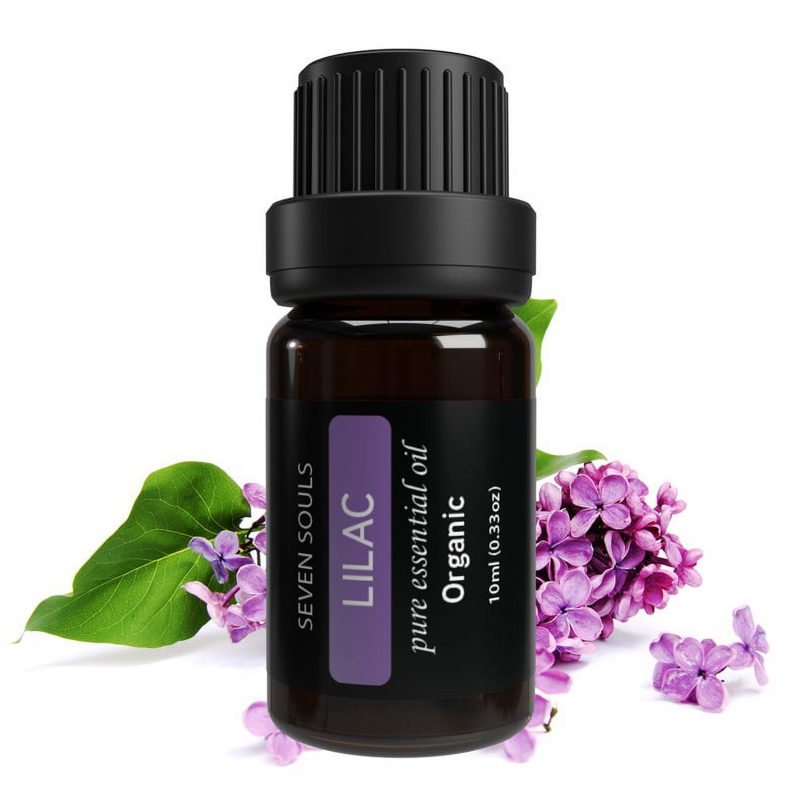 SEVEN SOULS LILAC Organic Essential Oil - Relaxation | Attracts Harmony | Love | Attracts the Angels | Connects with Violet Ray Energy