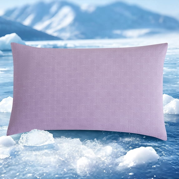 Blue Ocean Textiles Cooling Pillowcase, Lilac Bloom Wave, Standard/Queen, 1 Piece
