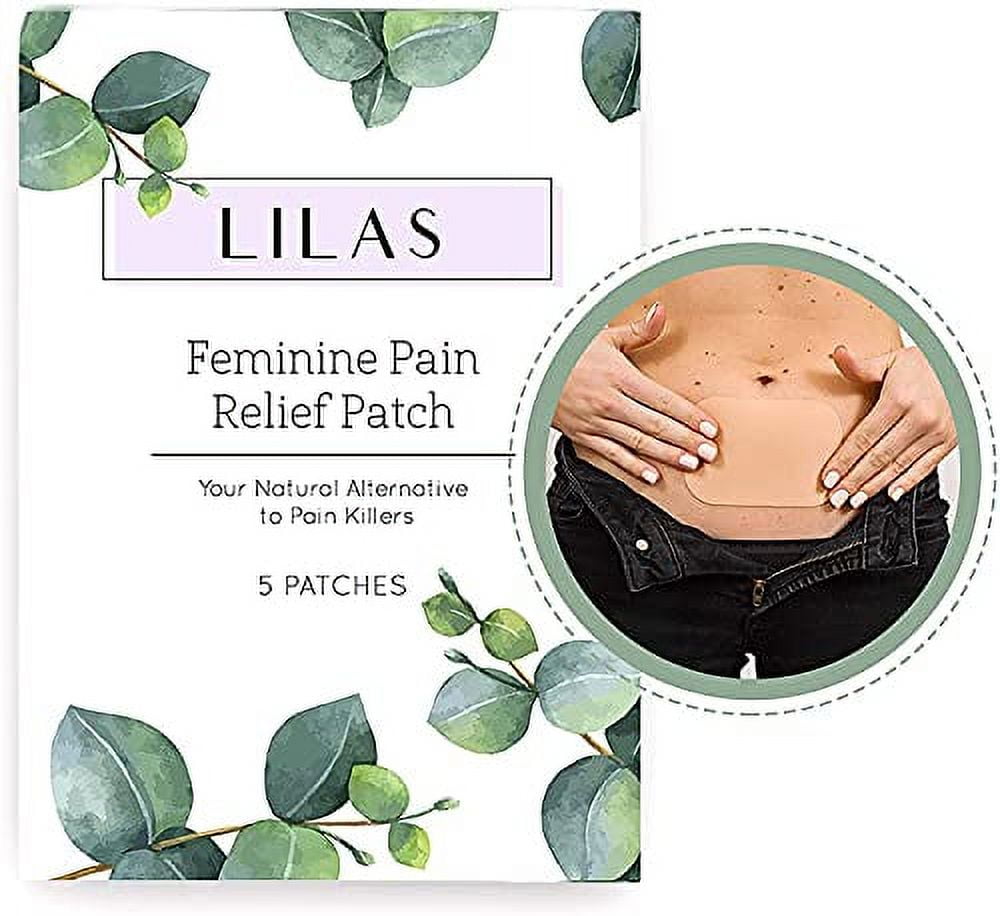 LILAS Menstrual Relief Patch (5 Pack) Natural Pain Relief for