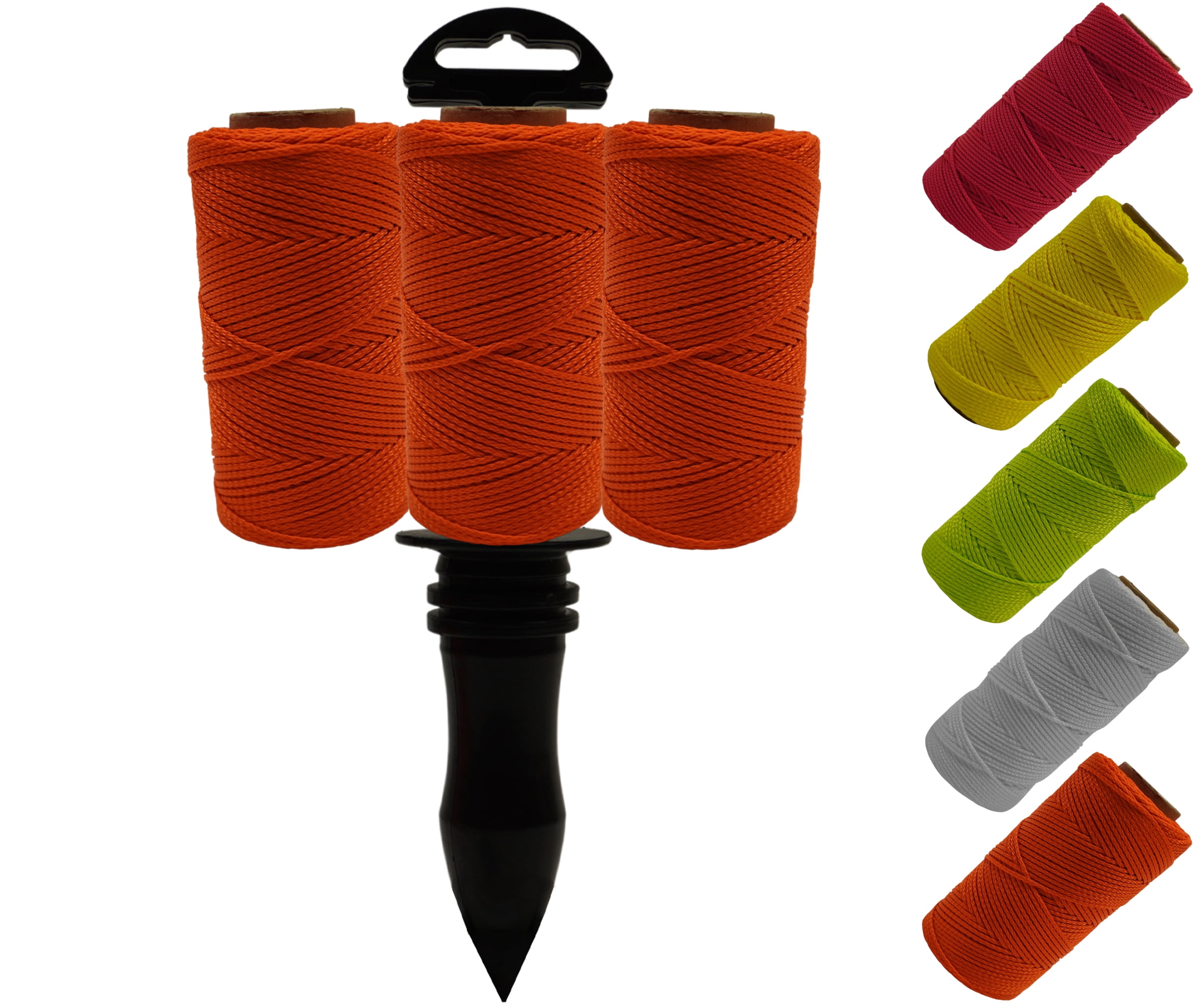 Mason Level Rope LILBURN ROPE CO. Nylon Mason Line #18 - Seine Twine for Brick Builder ...