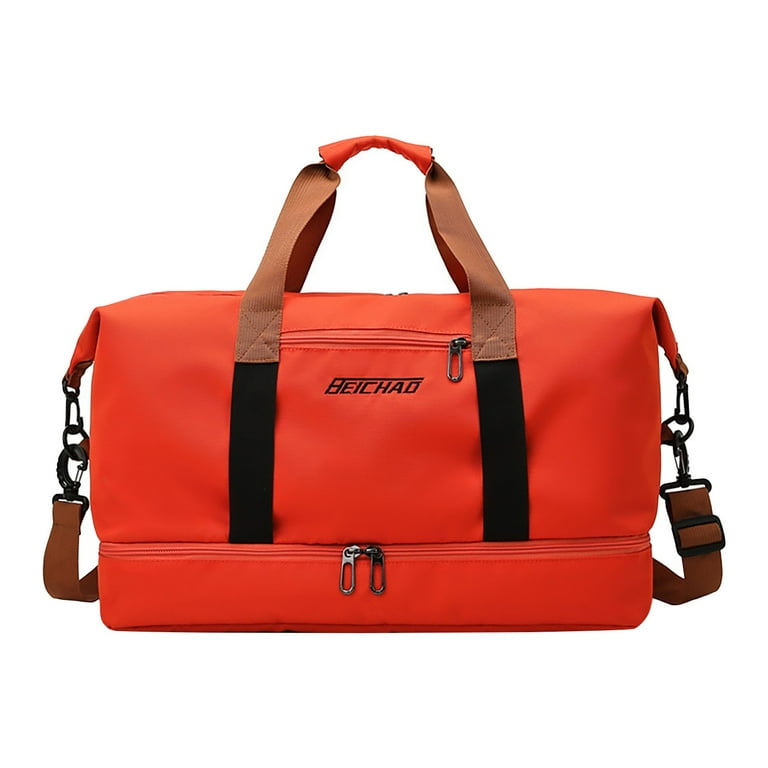 LILELIS Cute Bag Carry on Luggage 22x14x9 Soft Luggage Works Stealth 22 Large Capacity Color Nylon Duffel Bag Sports Dry Wet Separation Duffel Bag Weekend Gym Bag Walmart