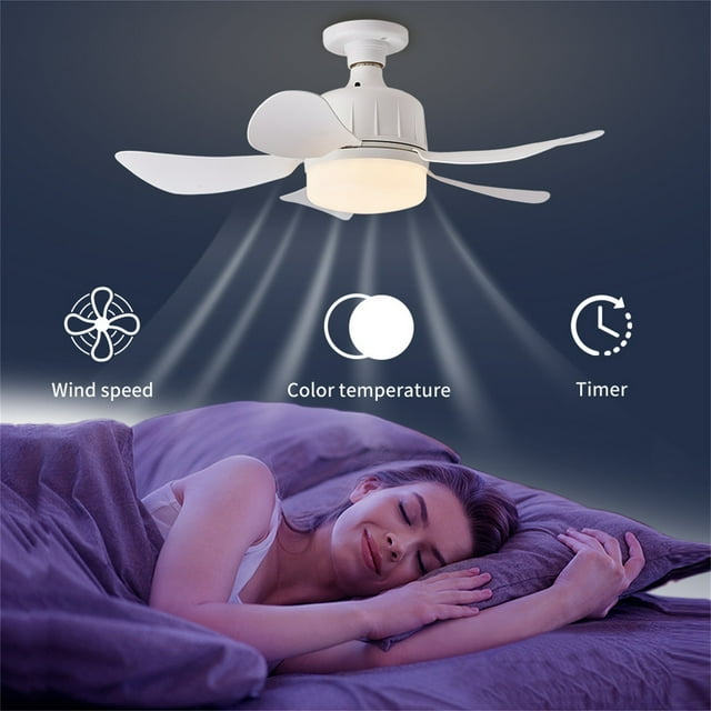 LILELIS Home Clip on Fans for Beds Plug in Quiet Chargeable Fan Big 17.7 Inch E26/E27 Base Small