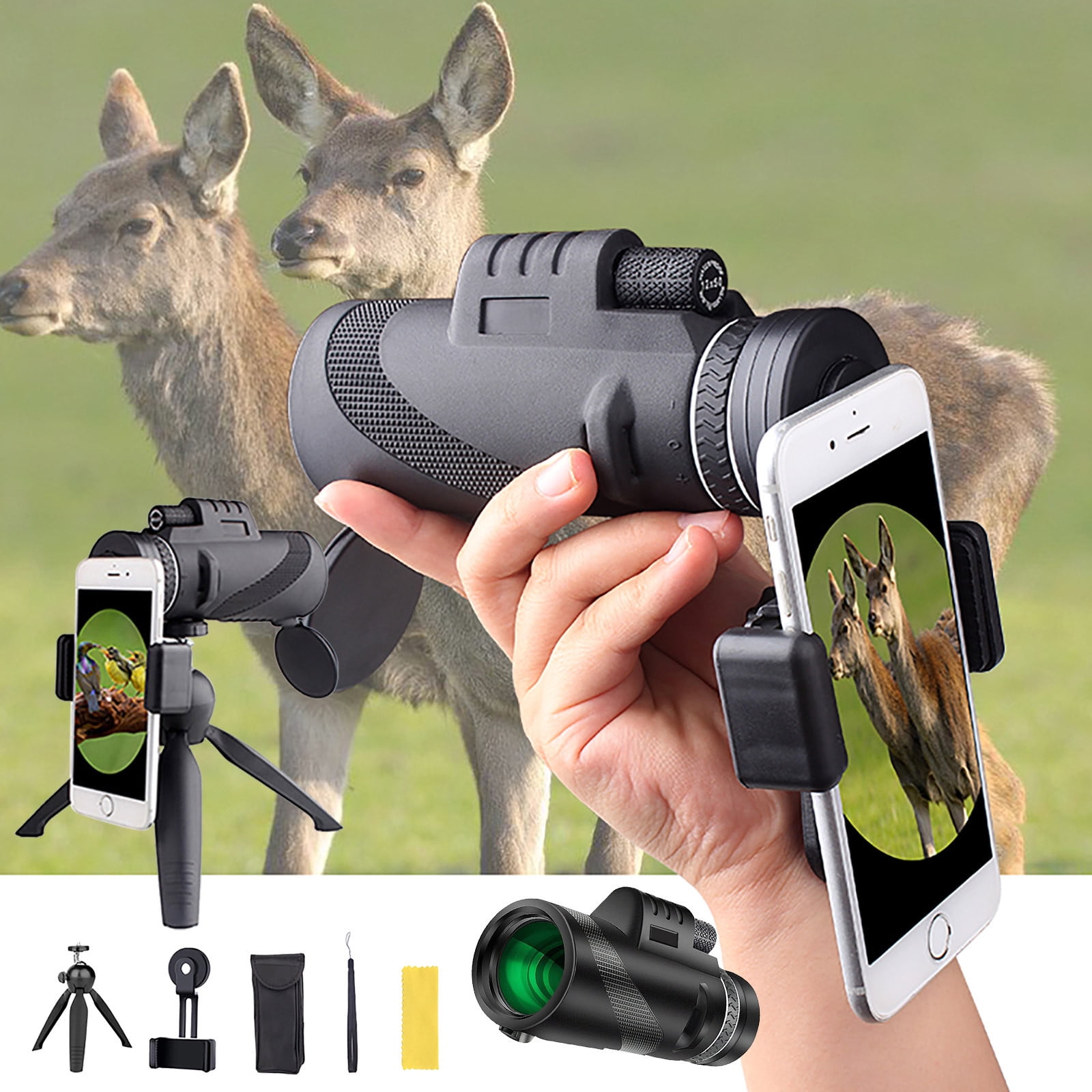 LILELIS Sport Binoculars with Camera Attachment Binoculars with Camera