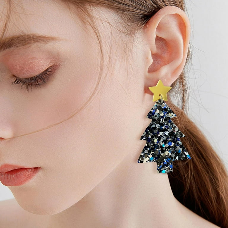 Tacky christmas earrings hot sale