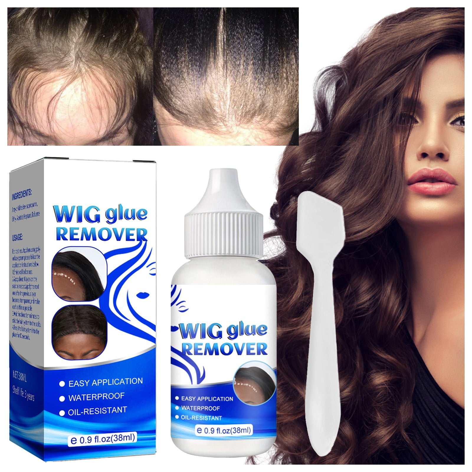 LILELIS Women Its A 10 Leave in Conditioner Spray Wig Glue Skin Liquid ...