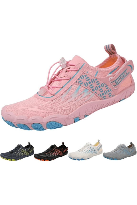 LILI & James Barefoot Aqua Shoes for Women Men, Wide Toe Box Non-Slip Water Shoes for Hiking, Swim, Beach & Pool – Quick Dry