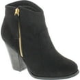 thumbnail image 1 of LILIANA ROMANE-1 Women's Chunky Heel Riding Ankle Booties, Black, 6, 1 of 4