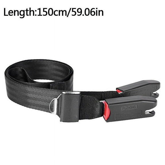 LILIANG 1.5m General Latch Interface Strap The Passenger Car Baby Seat Fixing Straps ISOFIX Latch Connector