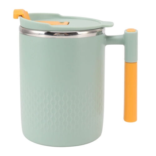 LILIANG 15oz Insulated Stainless Steel Coffee Mug Office Travel Tea Cup with Lid and Handle