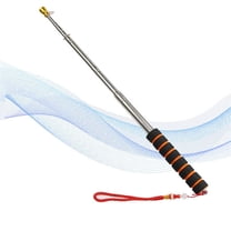 LILIANG 5.2FT-9.8FT Telescopic Handheld Flagpole Portable Stainless Steel Extendable Banner Flag Pole, Tour Guide Flag Pole, Teaching Pointer Stick
