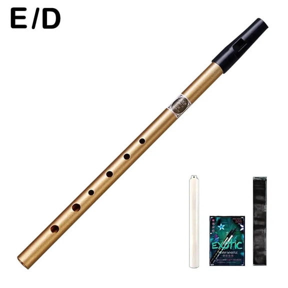 LILIANG 6 Hole Flute C/D Key Irish Whistle Ireland Tin Penny Whistle Flute Music Instruments for Beginners