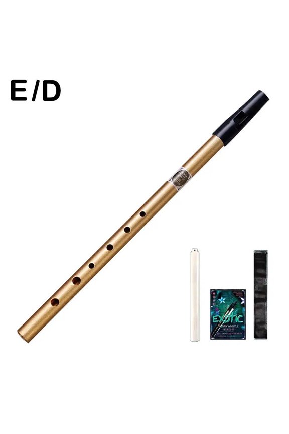 6 Hole Flute C/D Key Irish Whistle Ireland Tin Penny Whistle Flute Music Instruments for Beginners