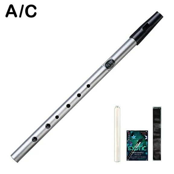 LILIANG 6 Hole Flute C/D Key Irish Whistle Ireland Tin Penny Whistle Flute Music Instruments for Beginners