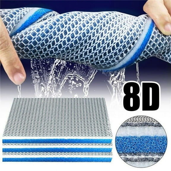 LILIANG 8D Aquarium Filter Media 8 Layer Filter Pads Bio Sponge Foam for Fish Tank Pond