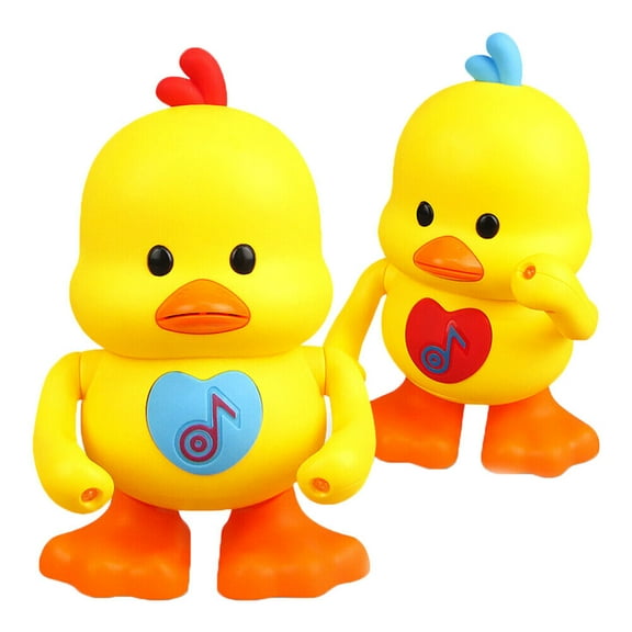 LILIANG Electric Dancing Duck Musical Toys Light Up Swinging Duck Light Educational Toy Kids Gift