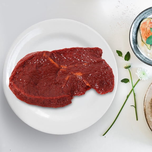 LILIANG Fake Fresh Meat Artificial Mutton Beef Steak Lifelike Raw Meat for Table Cabinet Display Kitchen Decoration Restaurant Photography Props