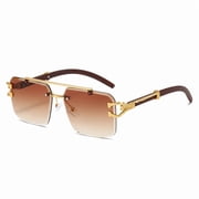 LILIANG Fashion Square Pilot Sunglasses Mens Women Retro Luxury Hip Hop Shades Glasses