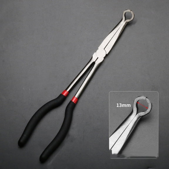 LILIANG O-Nozzle Electrical Disconnect Pliers,11 in Automotive Electrical Disconnect Pliers for Car,Hose Clip Clamp Removal Tool