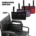 thumbnail image 1 of LILIANG Wheelchair Side Bag with Compartments, Wheelchair Armrest Accessories Pouch Storage Bag, 1 of 5