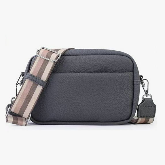 LILIANG Women Ladies Shoulder Bag Cross Body Messenger Bag Leather Wide Strap Handbag