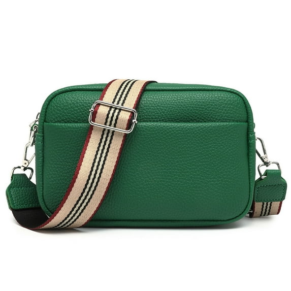 LILIANG Women Ladies Shoulder Bag Cross Body Messenger Bag Leather Wide Strap Handbag