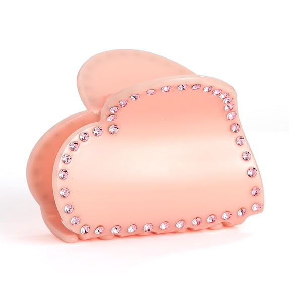 LILIE&WHITE Acrylic Hair Clips Claws For Women With The Rhinestone Pattern In Red Cherry Shape Hair Clip For Thick Hair Hair clips for styling sectioning 1PC