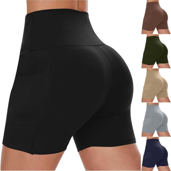 LILIYA 2026 New Plus Size Sculpting Yoga Pant for Women 4-in-1 Micro-Particle Thermogenic Underwear High Waist Tummy Control Compression Seamless Shaping Shorts
