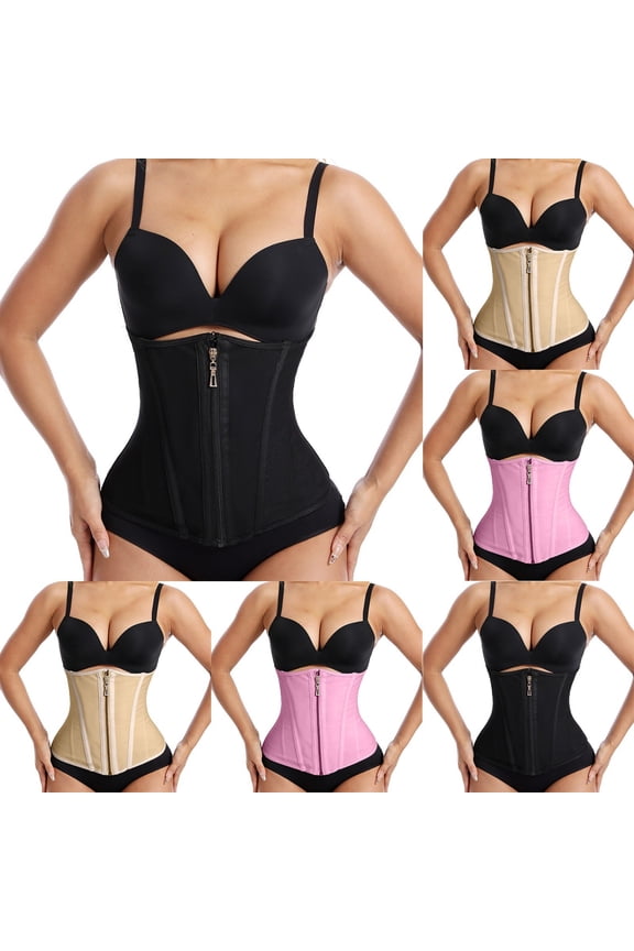 2026 Waist Trainer for Women Latex Underbust Waist Cincher Corset, Tummy Control Corset Sport Exercise Fitness Girder Hourglass Body Shaper