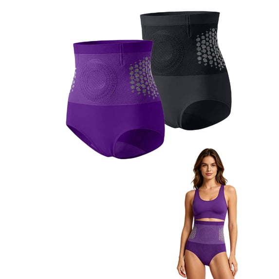 LILIYA 2PC 2026 Moringa & Berberine Firming Shorts for Women, 4-in-1 Micro-Particle Sculpting Yoga Pants, High Waisted Lifting Seamless Shaping Panties