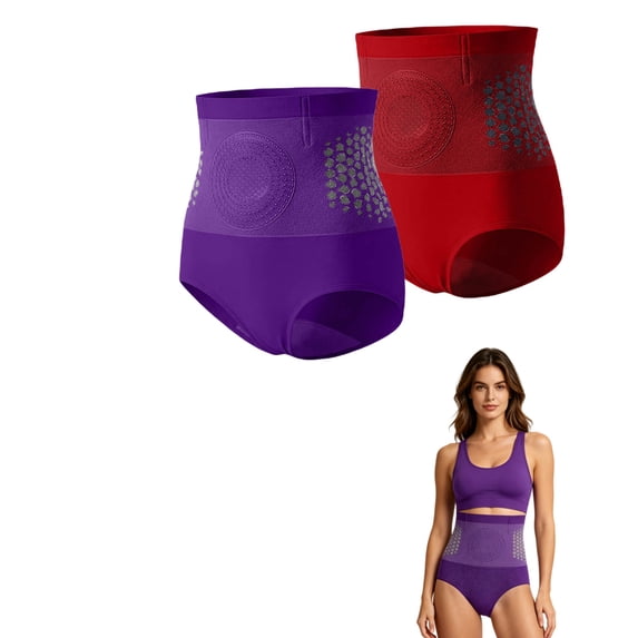 LILIYA 2PC 2026 Moringa & Berberine Firming Shorts for Women, 4-in-1 Micro-Particle Sculpting Yoga Pants, High Waisted Lifting Seamless Shaping Panties