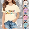 thumbnail image 1 of LILIYA Back To School Gift Tee Kindergarten Here I Come Classic Summer Short Sleeve T-Shirt Toddler Girl Summer Clothes, 1 of 5