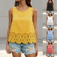 thumbnail image 1 of LILIYA Basic Tank Tops for Women Long Soft Solid Color Summer Tank Tops for Women Adjustable Breathable Scoop Neck Sleeveless Shirts Cami Camisole Ruched Tee Shirts Basic Outfits Clothes, 1 of 6