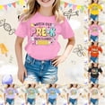 thumbnail image 1 of LILIYA First Day Of School Shirt Kids Girl Preschool To 5th Grade Fashion Casual Short Sleeve Embroidered T-Shirt Party Gift Summer Clothes, 1 of 6