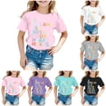 thumbnail image 1 of LILIYA First Day Of School Shirt Toddler Happy Kindergarten 1st Grade Fashion Short Sleeve Clothes T-Shirt Party Gift Summer Clothes, 1 of 5