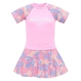 thumbnail image 1 of LILIYA Girls Swimsuit Girls Swimwear Flutter Sleeve Piece Top For Girls Swimming Pool Beach, 1 of 5