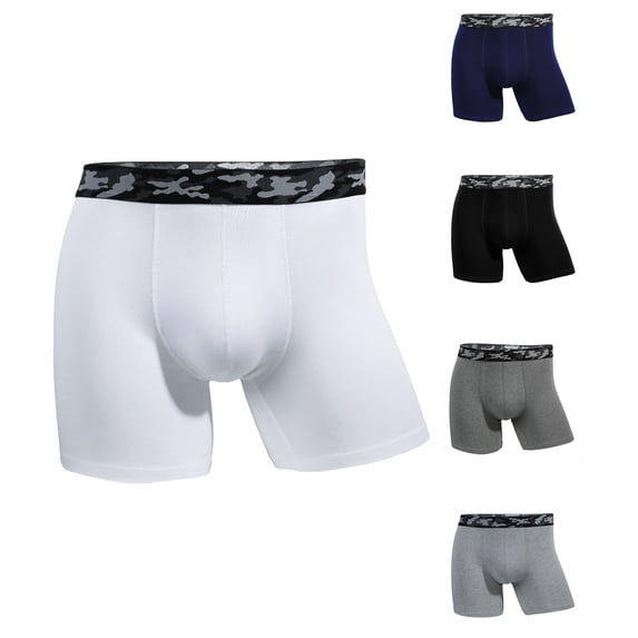 LILIYA Men's Compression Shorts Athletic Workout Running Performance Baselayer Underwear U Pouch Support Underpants with Non-Pocket