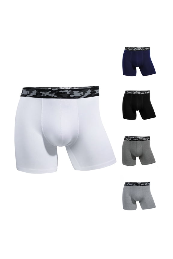 Men's Compression Shorts Athletic Workout Running Performance Baselayer Underwear U Pouch Support Underpants with Non-Pocket